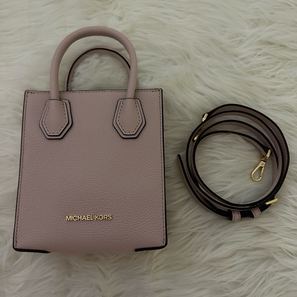 MICHAEL Michael Kors Handbags - MICHAEL KORS 
Mercer Extra-Small Pebbled Leather Crossbody Bag